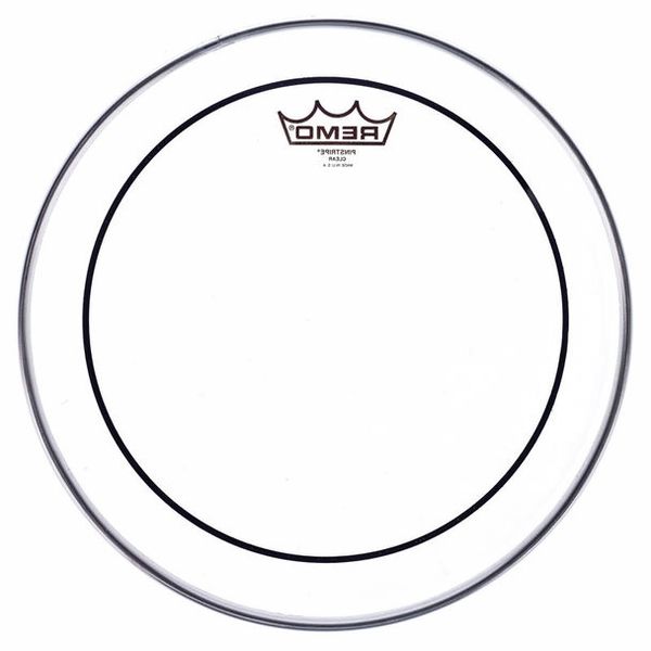 Remo 12" Pinstripe clear